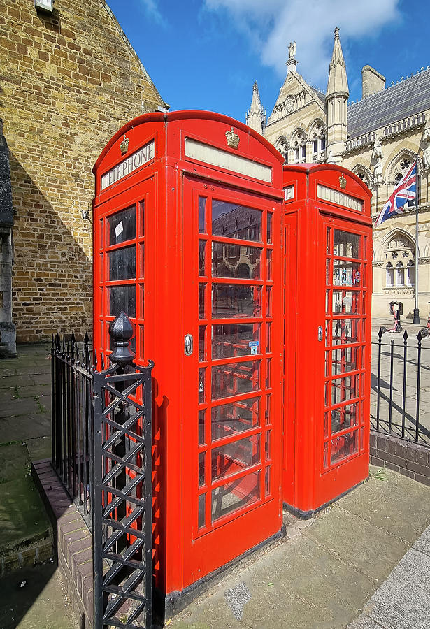 Two Red Telephone Boxes Photograph by Gordon James