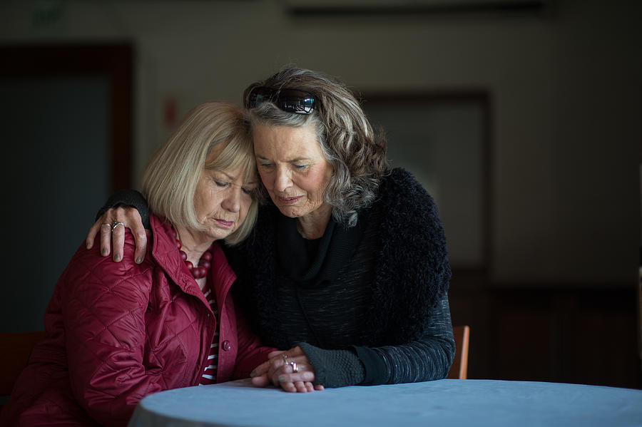 Two senior ladies supporting one another Photograph by Wilpunt Two senior ladies supporting one another Photograph by Wilpunt