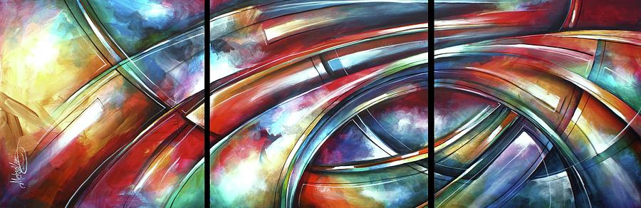  Two Sides Painting by Michael Lang