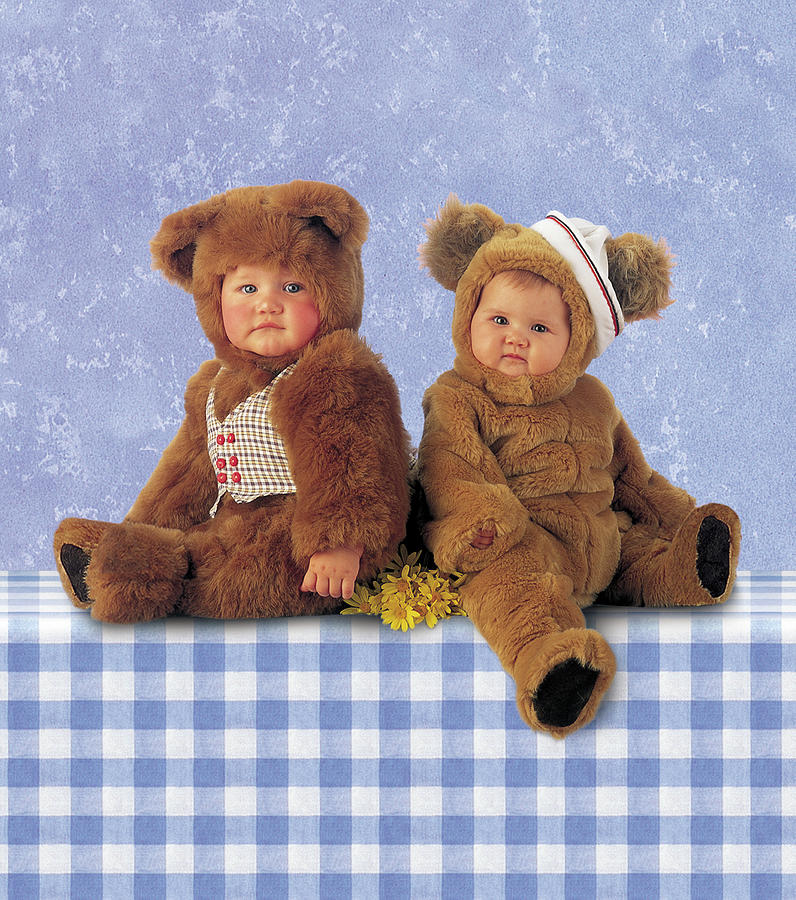 Teddy Bears Photograph - Two Teddies by Anne Geddes