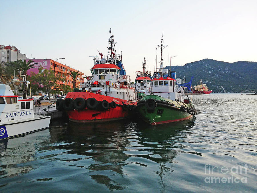 Two tugs a little tougher Photograph by Jasna Dragun