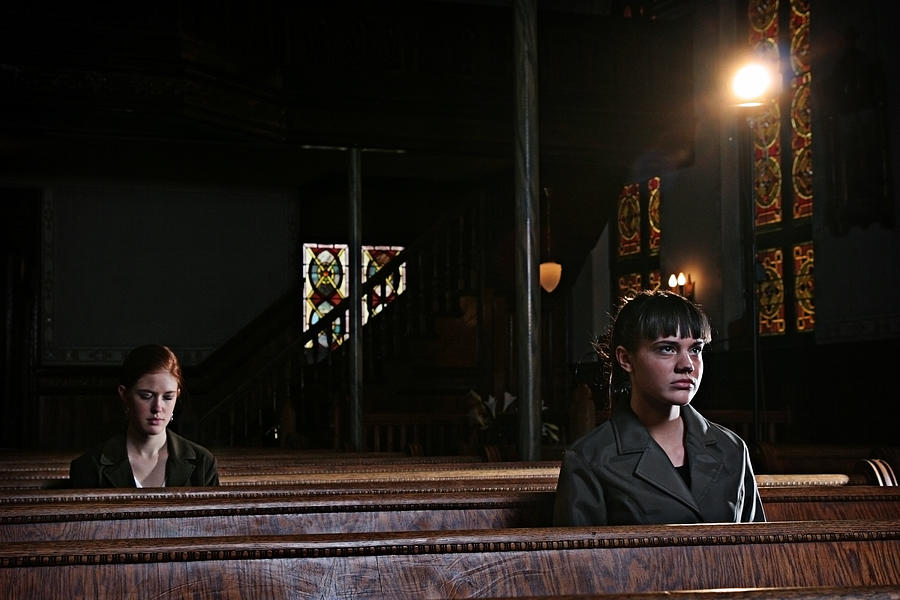 Two Women in an Old Church Cathedral Photograph by RyanJLane