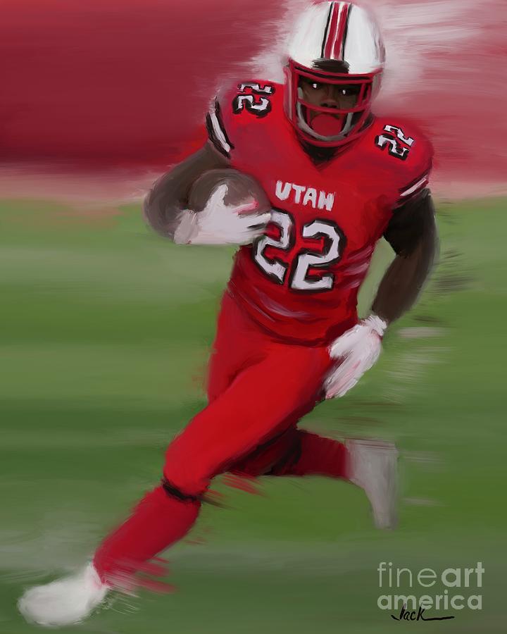 Utah Painting - Ty Jordan by Jack Bunds Utah Painting - Ty Jordan by Jack Bunds