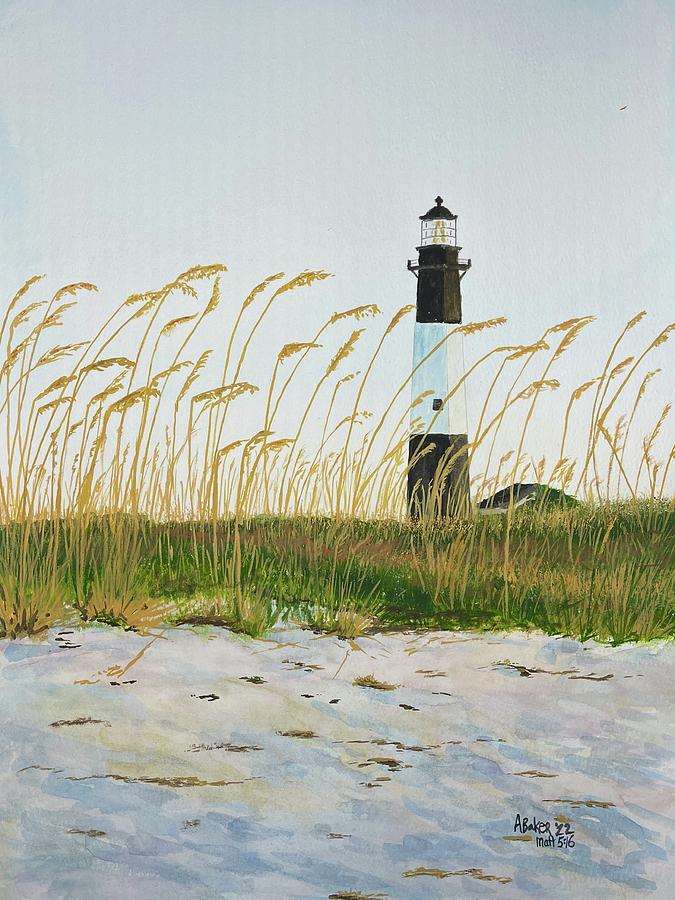 Tybee Island Lighthouse Painting By Anthony Baker Fine Art America   Tybee Island Lighthouse Anthony Baker 