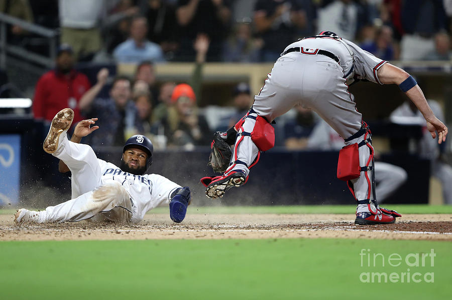 Tyler Flowers And Manuel Margot Photograph by Sean M. Haffey Tyler Flowers And Manuel Margot Photograph by Sean M. Haffey
