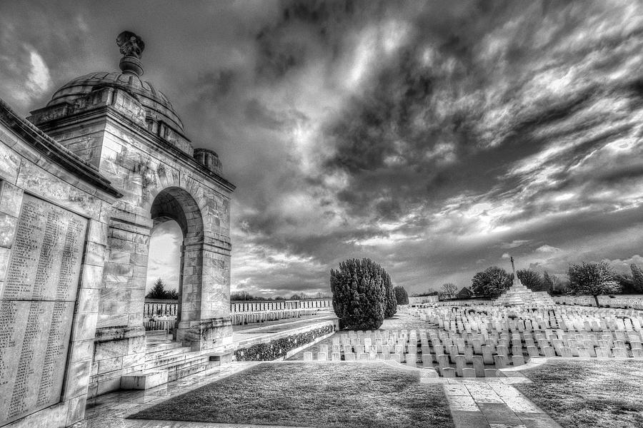 Tyne Cot Cemetery Photograph - Tyne Cot Military Cemetery          V4 by David Pyatt