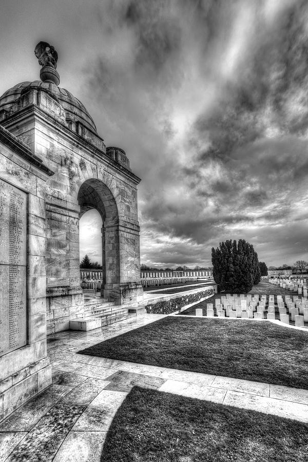 Tyne Cot Cemetery Photograph - Tyne Cot Military Cemetery          V6 by David Pyatt