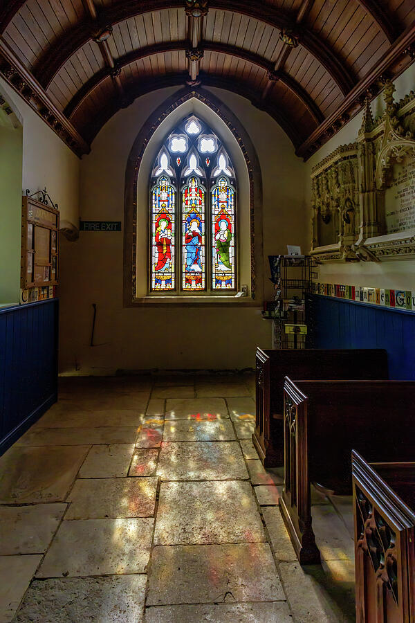 Tyneham village church Photograph by Shirley Mitchell - Fine Art America