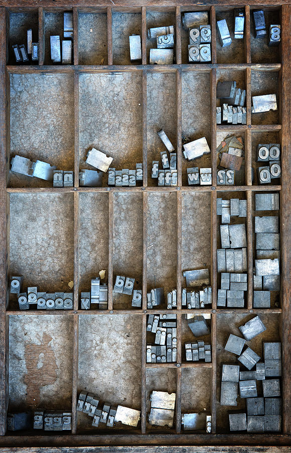 Type Drawer Photograph by Bud Simpson