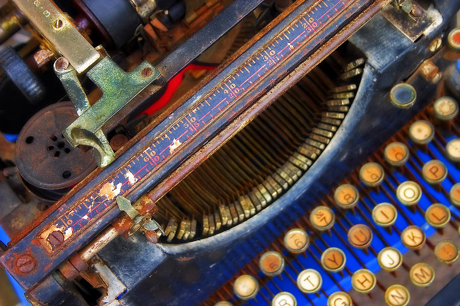 Typewriter Photograph by Skip Hunt