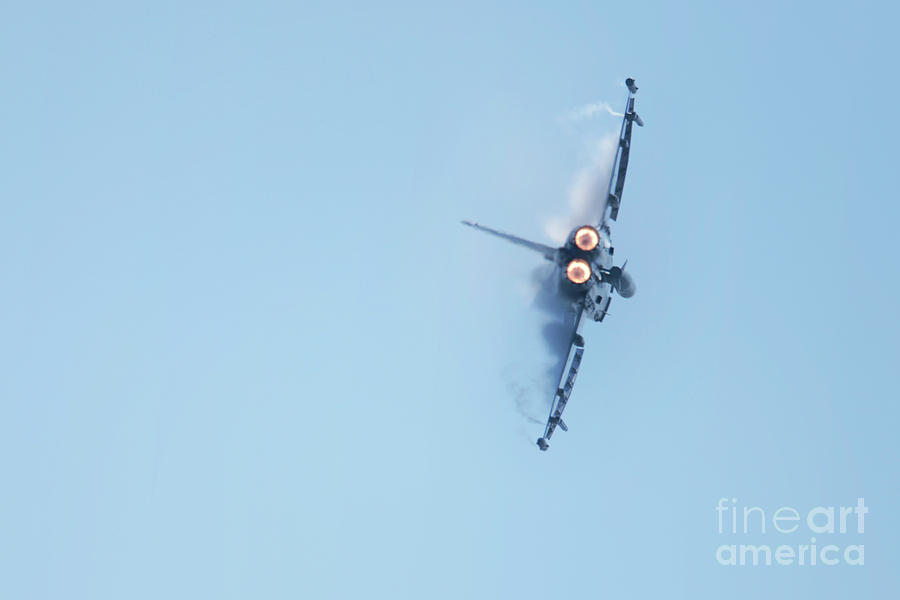Jet Photograph - Typhoon FGR.Mk 4 Vapour and Burners by Terri Waters