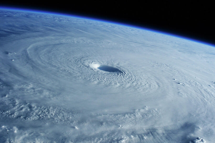 Typhoon Maysak Photograph by ESA NASA Samantha Cristoforetti - Fine Art ...