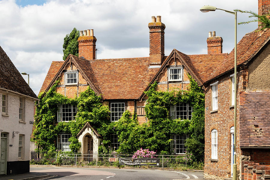 Typical architecture in Thame Photograph by Kevin Hellon - Fine Art America