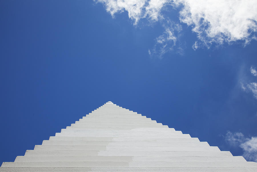 Typical Bermuda roof Photograph by Elisabeth Pollaert Smith