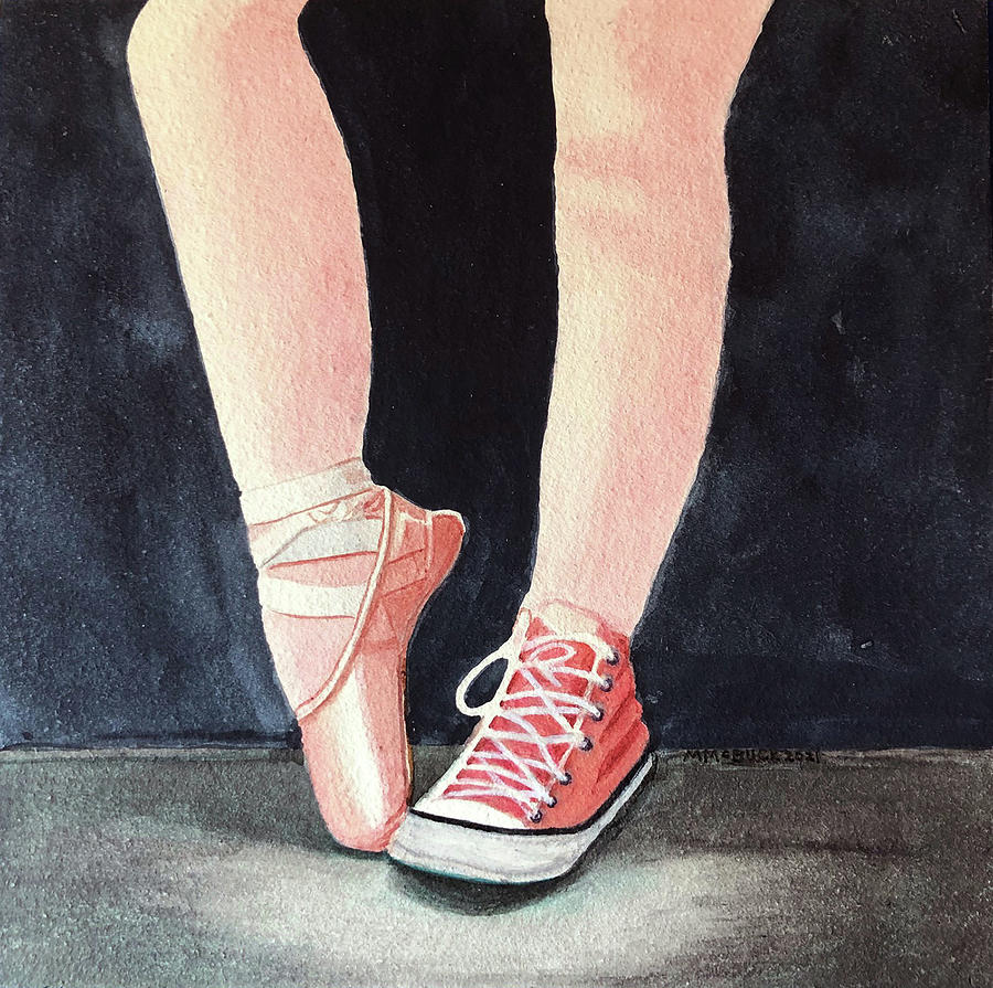 Ballet Painting - Typical Teen by Margaret Bucklew