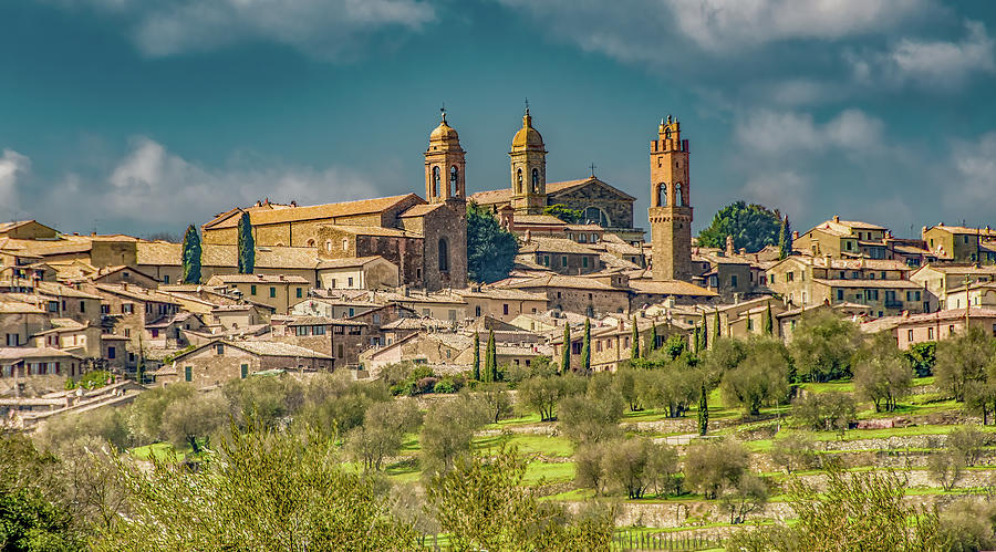 Typical Tuscany, Montalcino Photograph by Marcy Wielfaert