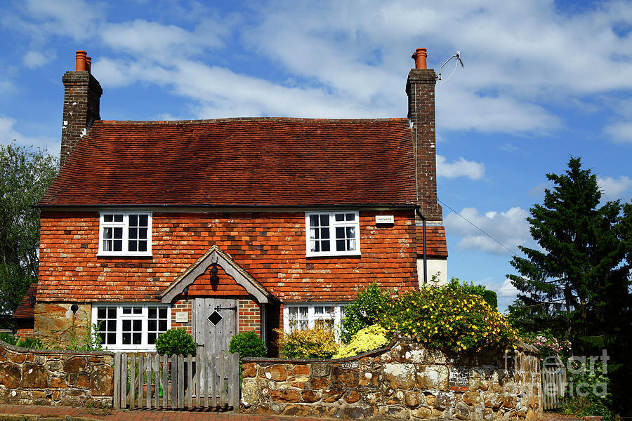 Typical Wealden Cottage Bidborough Kent Photograph by James Brunker