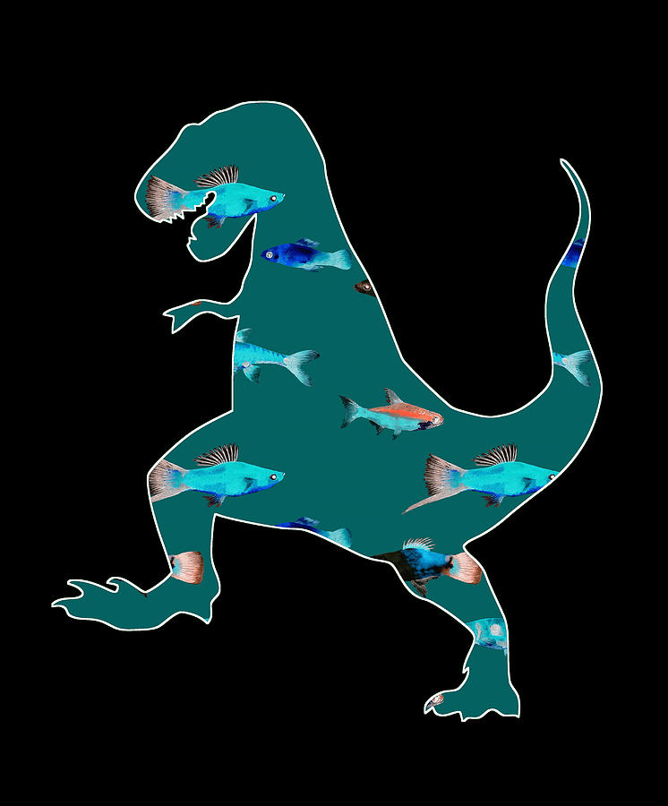 Tyrannosaurus Rex T REx 33 Digital Art by Lin Watchorn