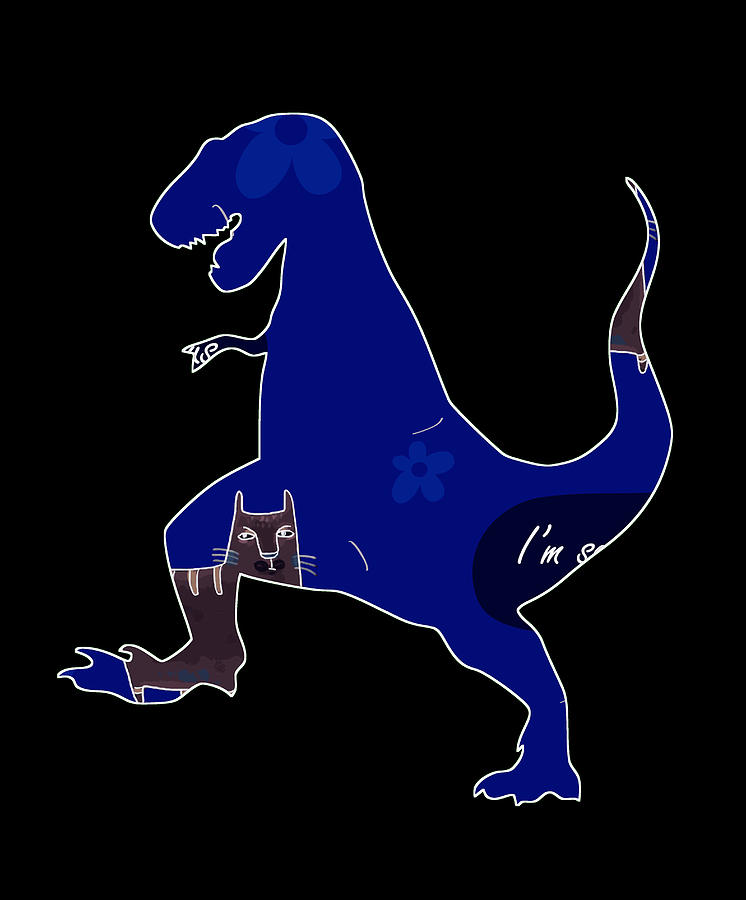 Tyrannosaurus Rex T REx 522 Digital Art by Lin Watchorn