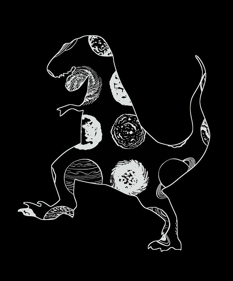 Tyrannosaurus Rex T REx 594 Digital Art by Lin Watchorn