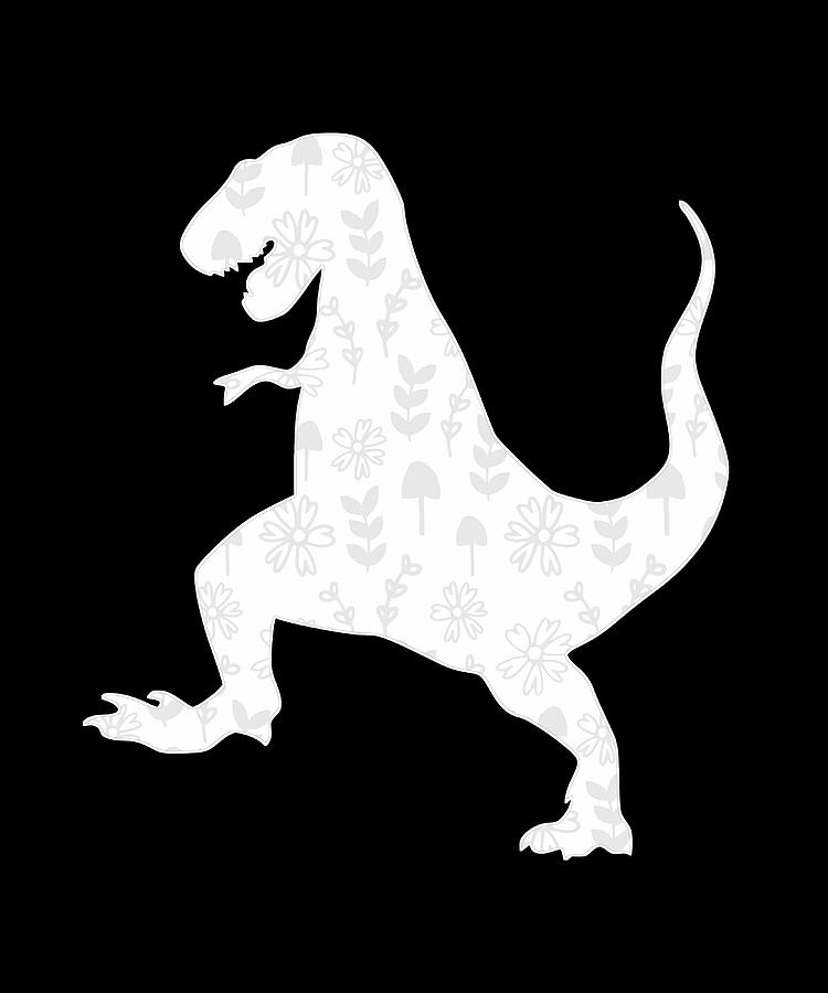 Tyrannosaurus Rex T REx 656 Poster yellow Painting by Bailey Watson ...