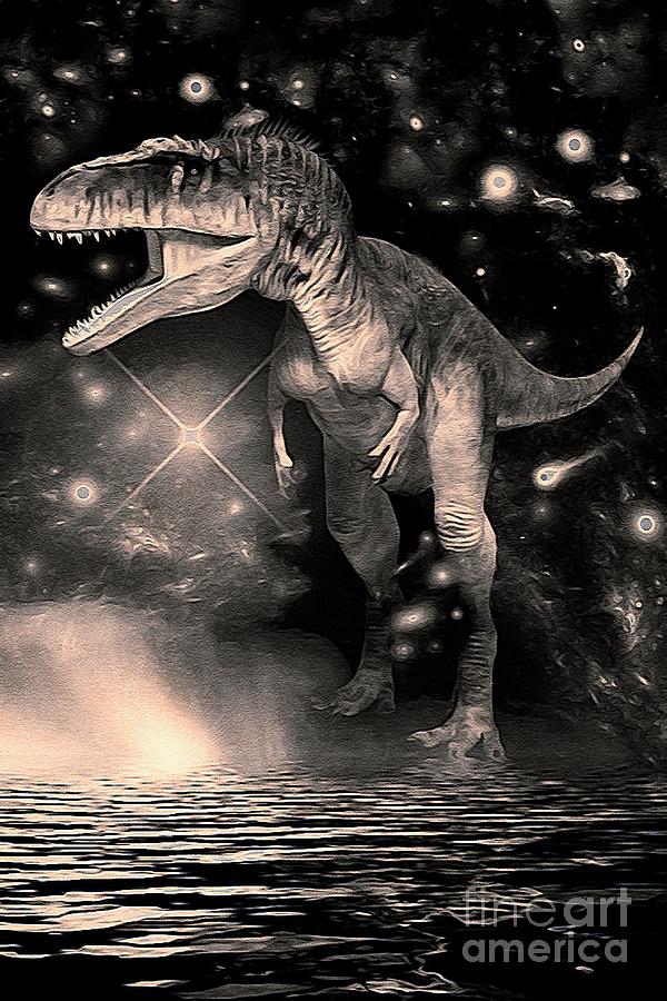 Tyrannotitan Dinosaur Digital Artwork 01 Digital Art by Douglas Brown