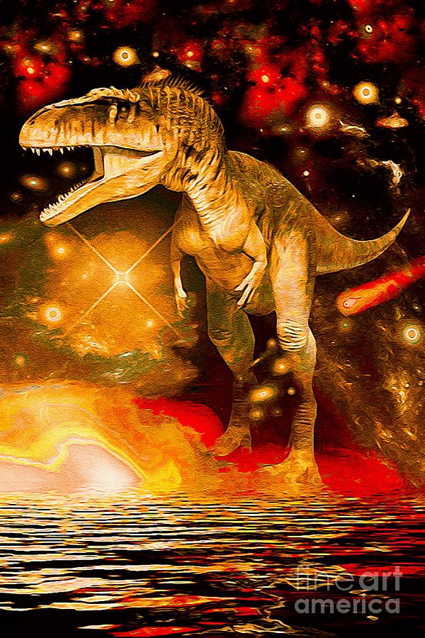 Tyrannotitan Dinosaur Digital Artwork 03 Digital Art by Douglas Brown