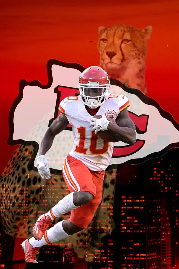 TYREEK HILL NFL Football Sports Digital Art by Lucas Miller