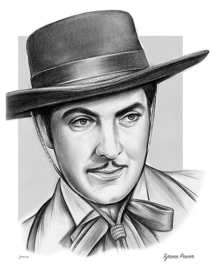 Tyrone Power Drawing