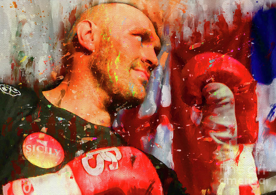 Tyson Fury Digital Art - Tyson Fury Digital painting by Howard Garner