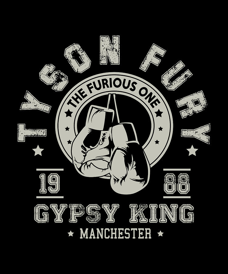Tyson Fury Digital Art - Tyson Fury Gyspy King The Furious One Manchester by Jensen Cena