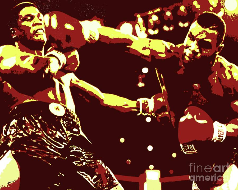 Tyson Overhand Right Painting by Jack Bunds