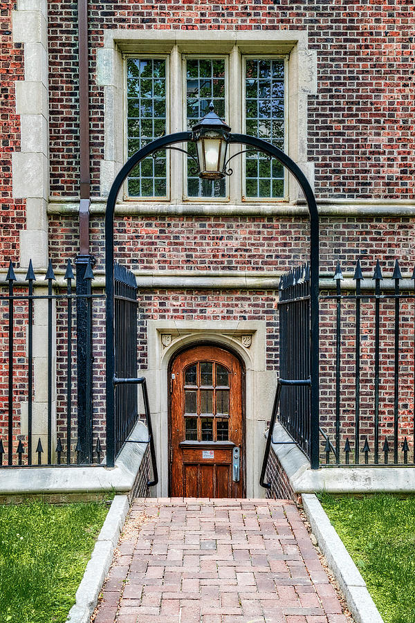 U-Penn Dorm Entrance Photograph by Susan Candelario