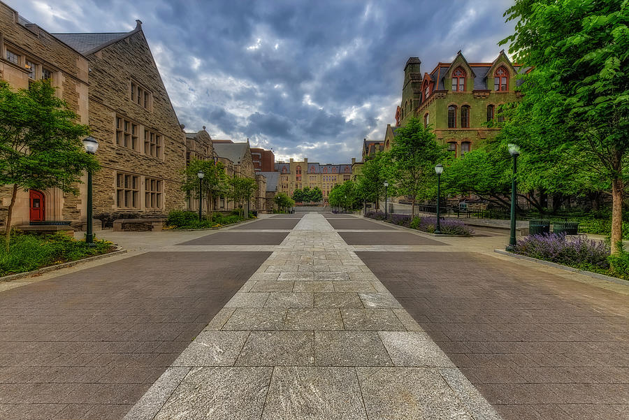 University Of Pennsylvania Photograph - U-Penn Perelman Quadrangle by Susan Candelario
