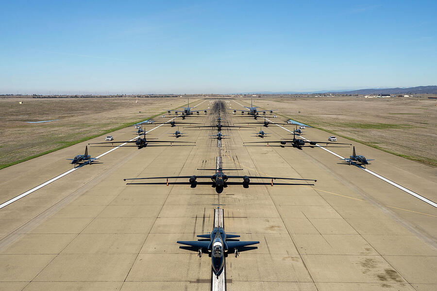 U2 Dragon Ladies Airpower on display  Photograph by Lawrence Christopher
