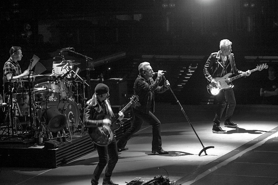 Bono Photograph - U2 Msg by Kurt Liese