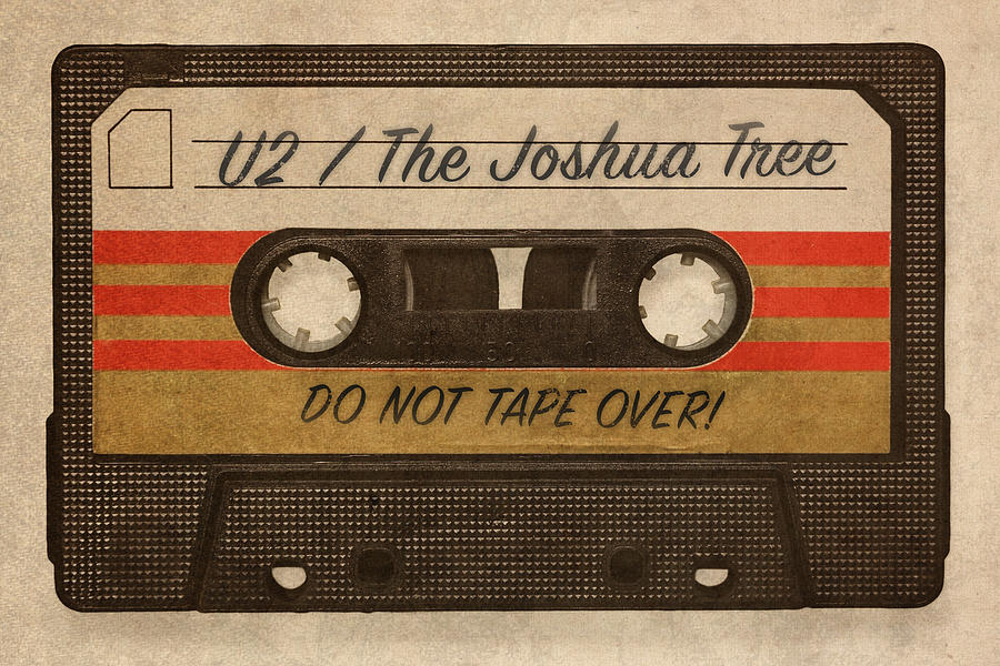 U2 The Joshua Tree Album Cassette Tape Mix Tape Mixed Media by Design ...