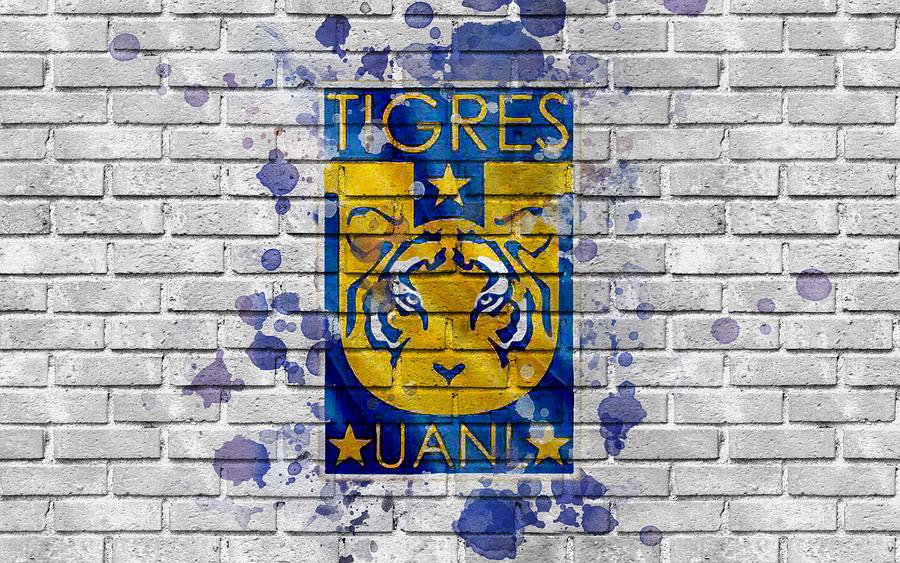 Uanl Tigres Fc Mexican Football Club Logo Sign Football Primera ...