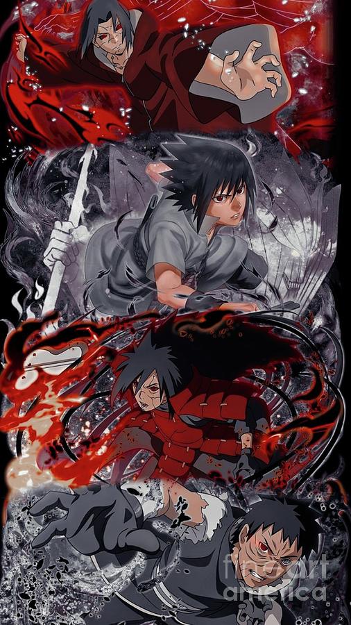 Uchiha Clan Digital Art by Azzura Fine - Fine Art America