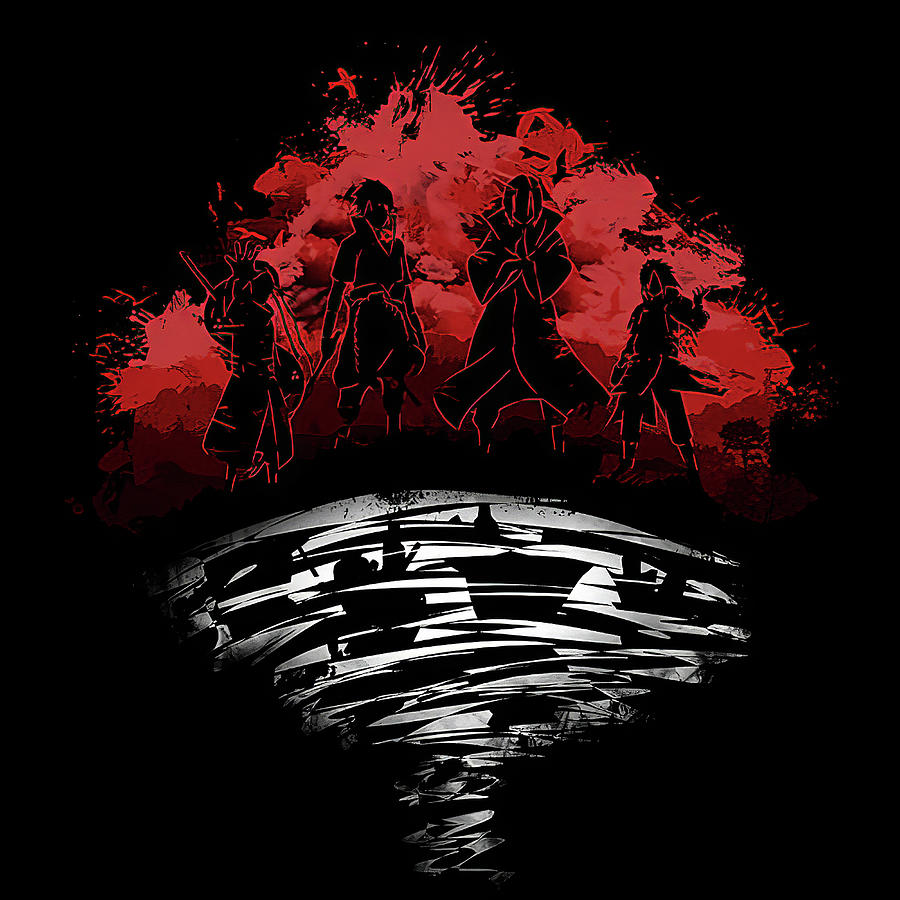 Uchiha Clan Metal Wall Art / Uchiha Clan Metal Prints for Sale