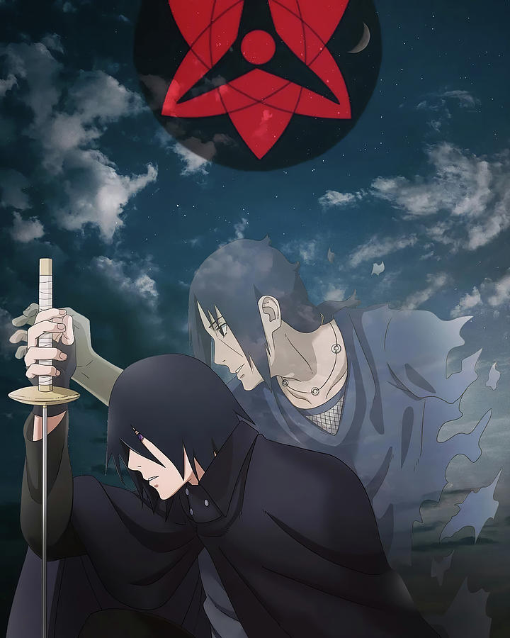 Uchiha Itachi and Sasuke Digital Art by Nguyen Hai - Fine Art America