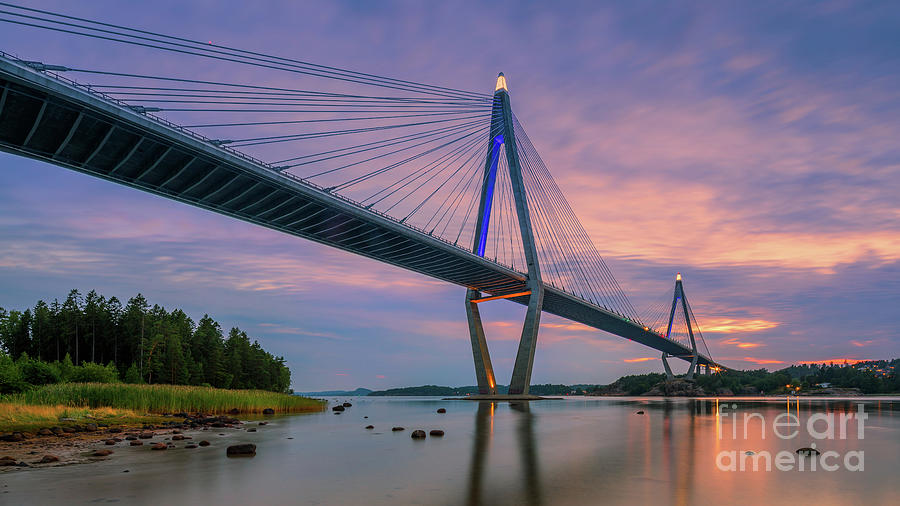 Uddevalla - Under the Bridge Photograph by Henk Meijer Photography