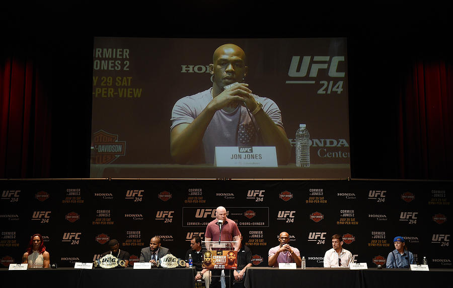 UFC 214- Press Conference Photograph by Kevork Djansezian