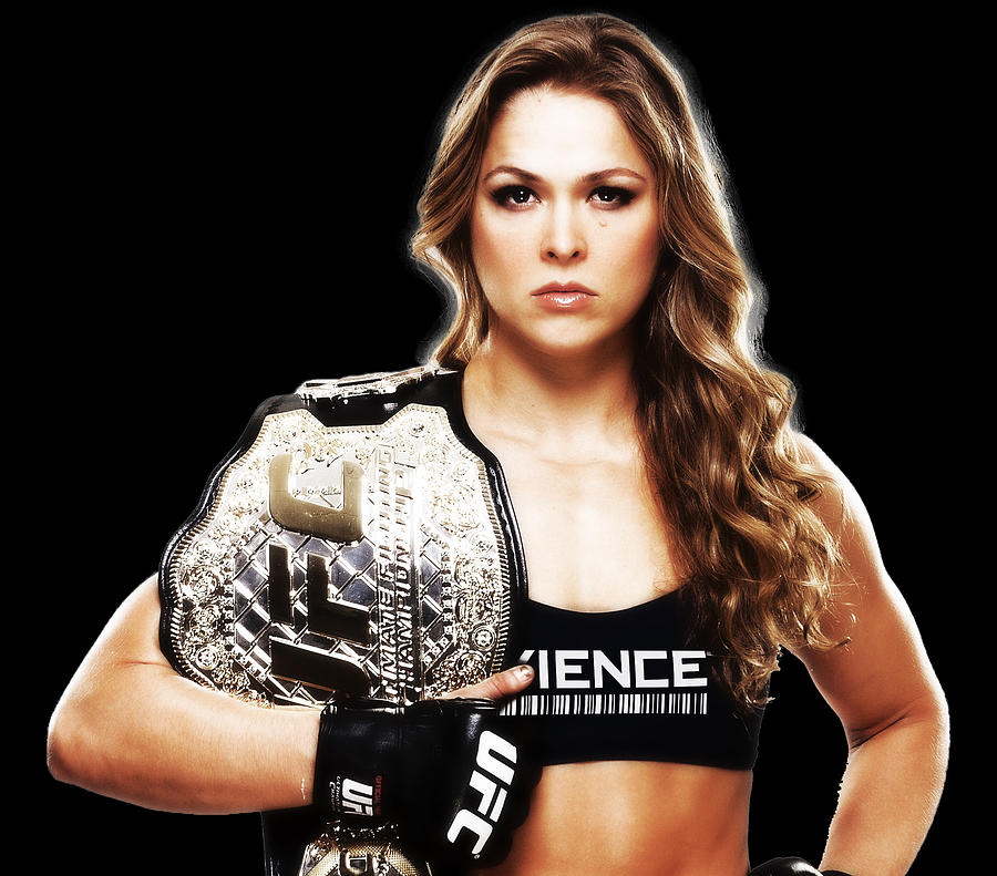 UFC Ronda Rousey Gina Carano Digital Art by Biaka Ba - Pixels