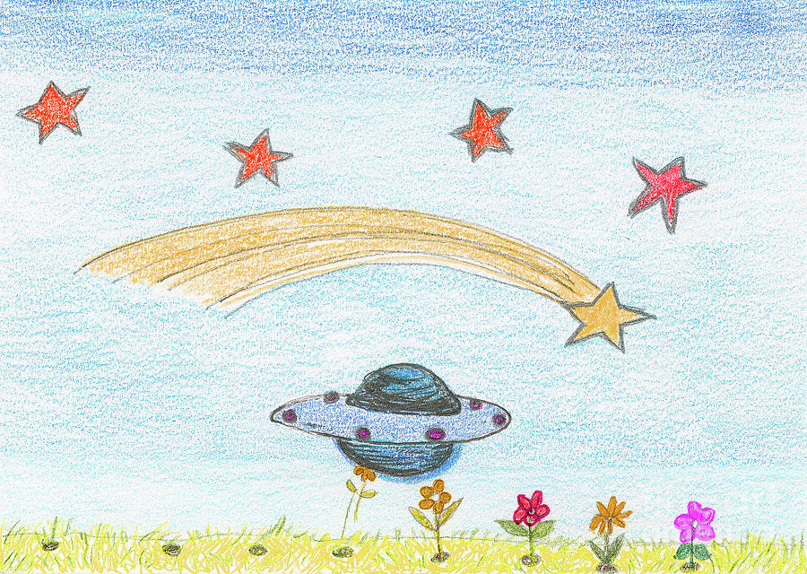 UFO Sighting Digital Art by Norma Appleton