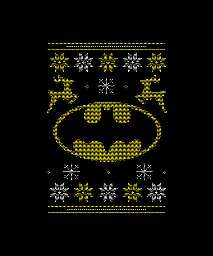 Ugly Christmas Batman Logo Digital Art by Ba My - Fine Art America