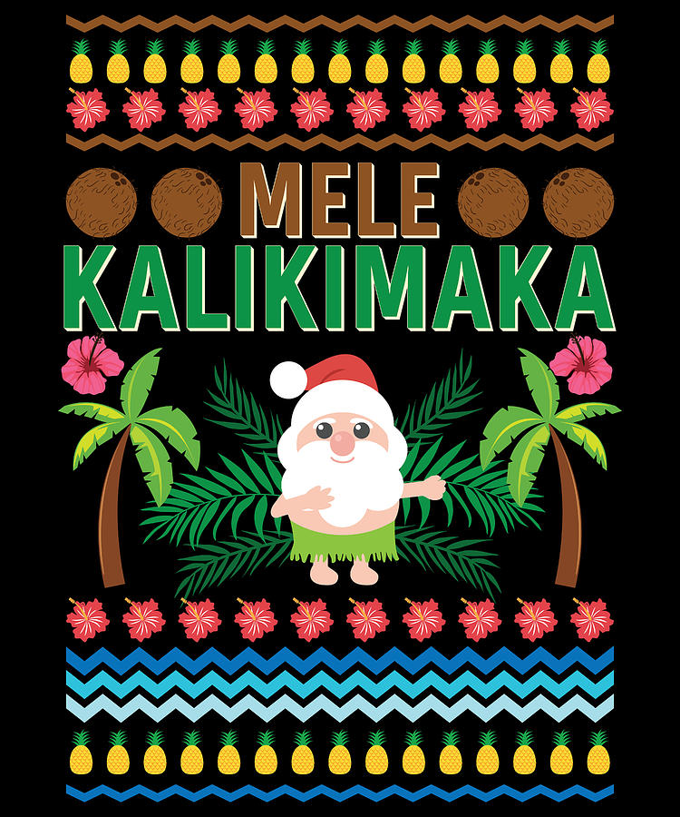 Ugly Christmas Hawaii Hawaiian Xmas Apparel Funny Digital Art by Michael S - Pixels Ugly Christmas Hawaii Hawaiian Xmas Apparel Funny Digital Art by Michael S - Pixels