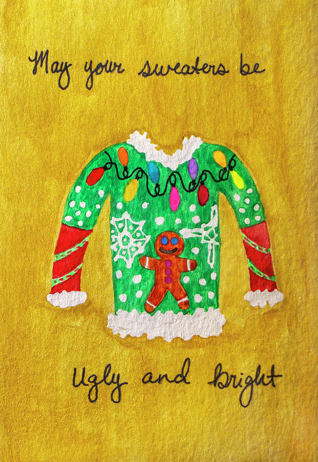 Ugly Sweater Painting by Jean Haynes