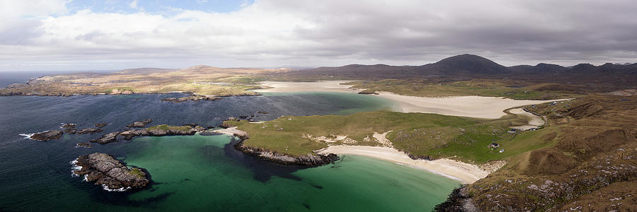 Uig Bay Aerial Isle of Lewis Outer Hebrides Scotland 2 Photograph by Sonny Ryse