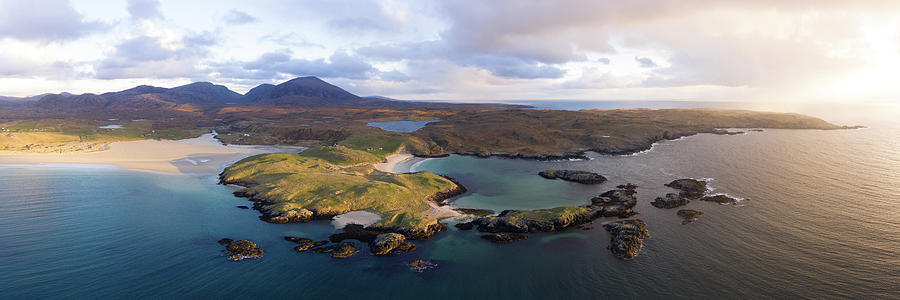 Uig Bay Aerial Isle of Lewis Outer Hebrides Scotland Photograph by Sonny Ryse